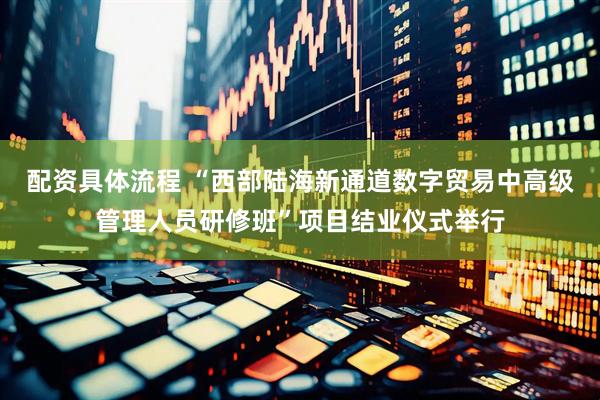 配资具体流程 “西部陆海新通道数字贸易中高级管理人员研修班”项目结业仪式举行