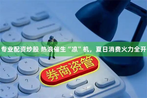 专业配资炒股 热浪催生“凉”机，夏日消费火力全开